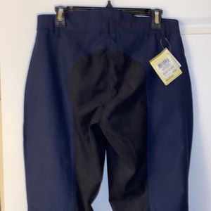 Barbour Lead Equestrian Trousers Breeches Navy US 14